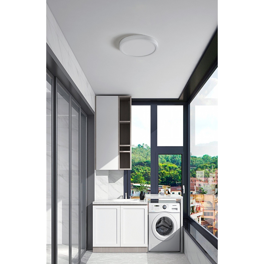 Eglo - LED οροφιαίο φωτιστικό μπάνιου LED/20,5W/230V IP44 λευκό