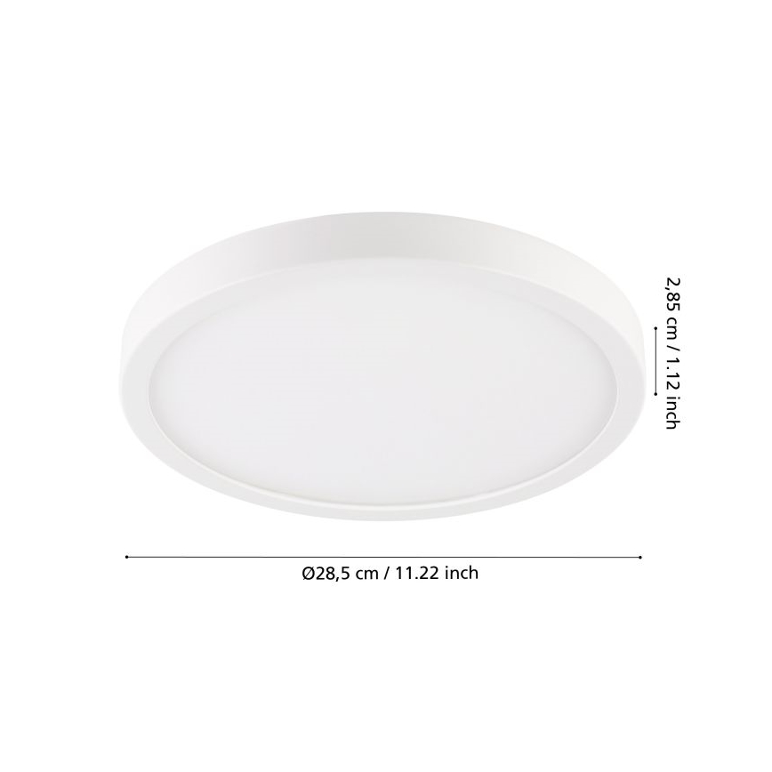 Eglo - LED οροφιαίο φωτιστικό μπάνιου LED/20,5W/230V IP44 λευκό