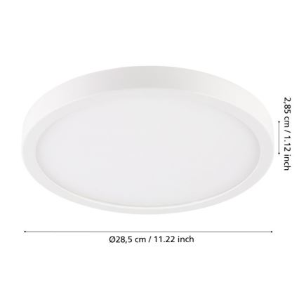 Eglo - LED Φωτιστικό οροφής μπάνιου LED/20,5W/230V IP44 λευκό