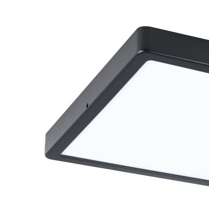 Eglo - LED οροφιαίο φωτιστικό μπάνιου LED/20,5W/230V IP44 μαύρο