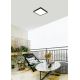 Eglo - LED Φωτιστικό οροφής εξωτερικού χώρου LED/20,5W/230V IP44 μαύρο