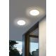 Eglo - LED Φωτιστικό οροφής εξωτερικού χώρου LED/7W/230W d. 22 cm IP44