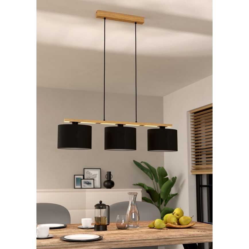 Eglo - Φωτιστικό οροφής με καλώδιο 3xE27/40W/230V