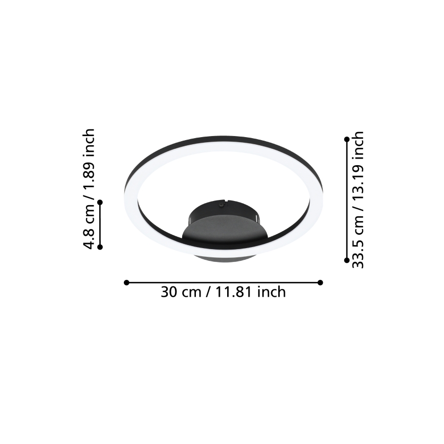 Eglo - Φωτιστικό οροφής LED Dimmable LED/15W/230V