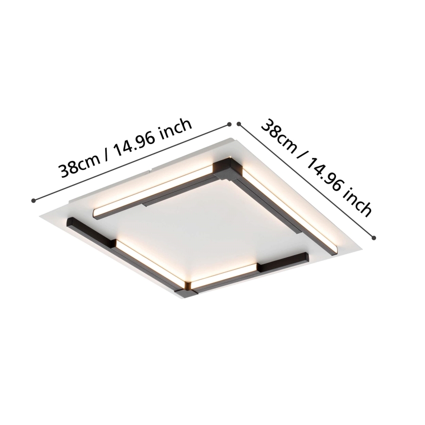 Eglo - LED Ρυθμιζόμενο Φωτιστικό Οροφής LED/25W/230V
