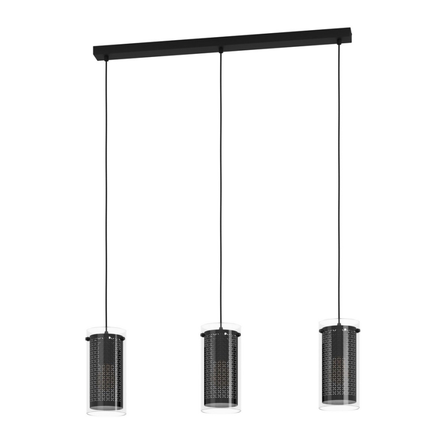 Eglo -  Κρεμαστό φωτιστικό οροφής ράγα 3xE27/10W/230V
