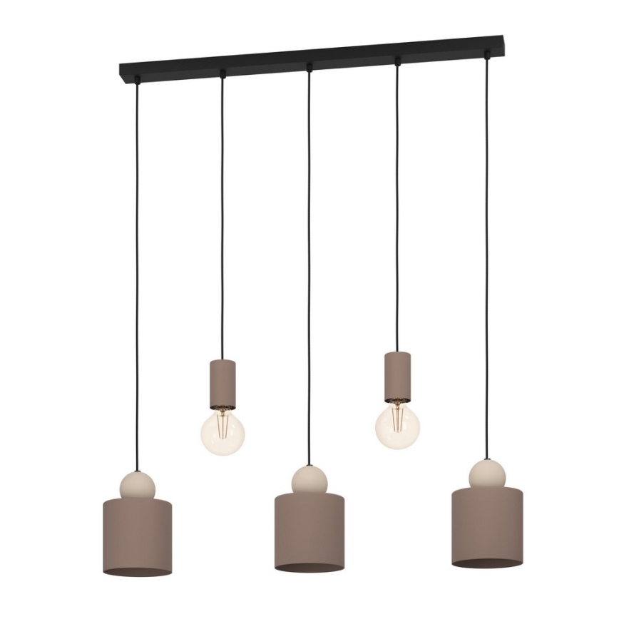 Eglo - Φωτιστικό οροφής με καλώδιο 5xE27/40W/230V