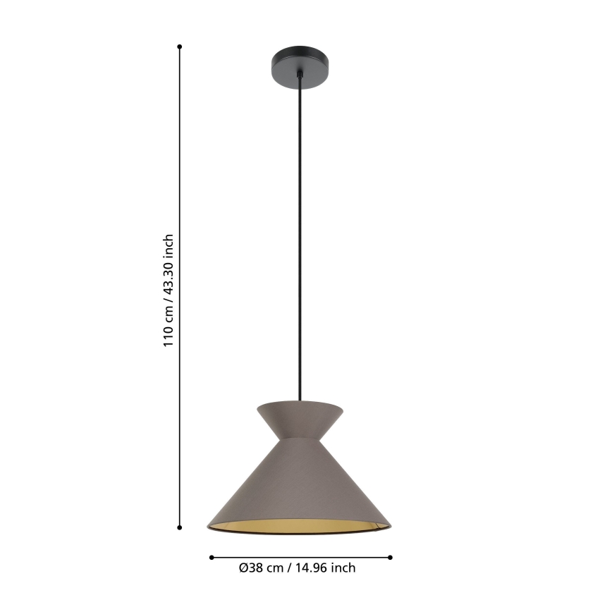 Eglo - Φωτιστικό οροφής με καλώδιο 1xE27/40W/230V
