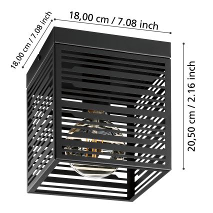 Eglo - Φωτιστικό οροφής 1xE27/40W/230V