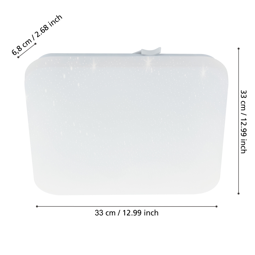 Eglo - Φωτιστικό οροφής μπάνιου LED LED/14,6W/230V IP44