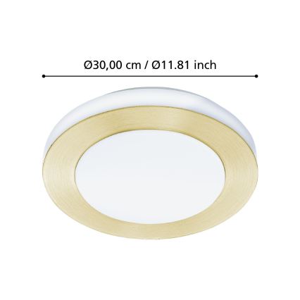 Eglo - LED Οροφωτιστικό Μπάνιου LED/10,8W/230V IP44