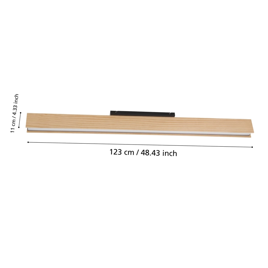 Eglo - LED RGBW Dimmable φωτιστικό οροφής LED/35W/230V 2700-6500K
