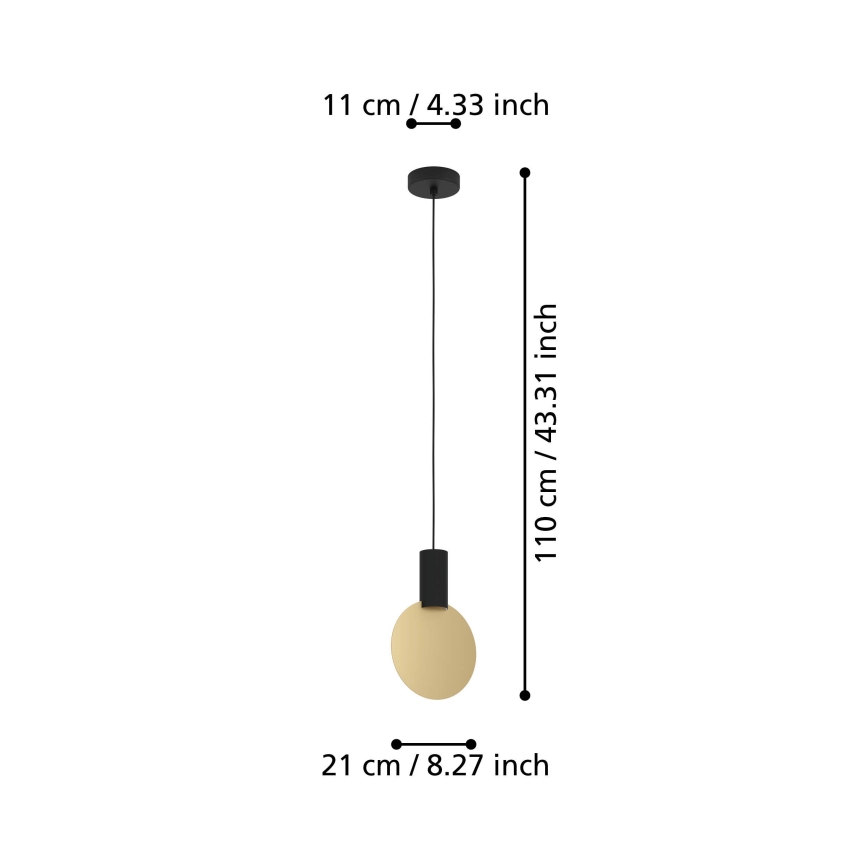 Eglo -  Κρεμαστό φωτιστικό οροφής LED 1xGU10/4,5W/230V 3000K