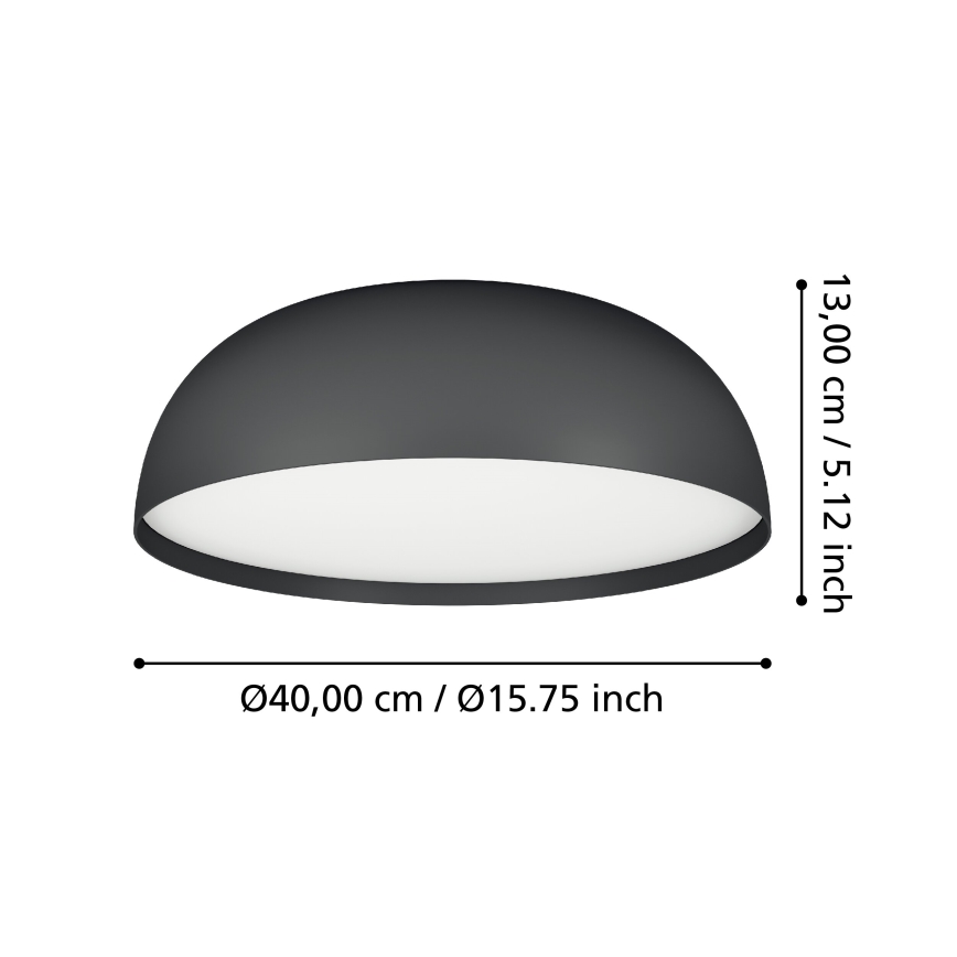 Eglo - LED RGBW Dimmable φωτιστικό οροφής 3xLED/7,5W/230V 2700-6500K διάμετρος 40 cm