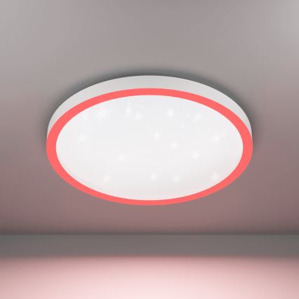 Eglo - LED RGBW Dimmable φωτιστικό οροφής LED/34,5W/230V 2700-6500K