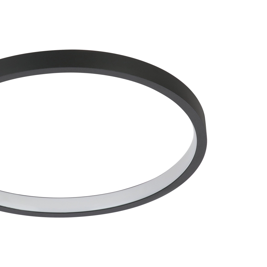 Eglo - Φωτιστικό οροφής LED Dimmable LED/15W/230V μαύρο + τηλεχειριστήριο