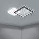 Eglo - Φωτιστικό οροφής LED Dimmable LED/15W/230V μαύρο + τηλεχειριστήριο