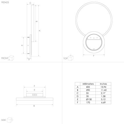 Eglo - Φωτιστικό οροφής LED Dimmable LED/15W/230V χρυσό + τηλεχειριστήριο