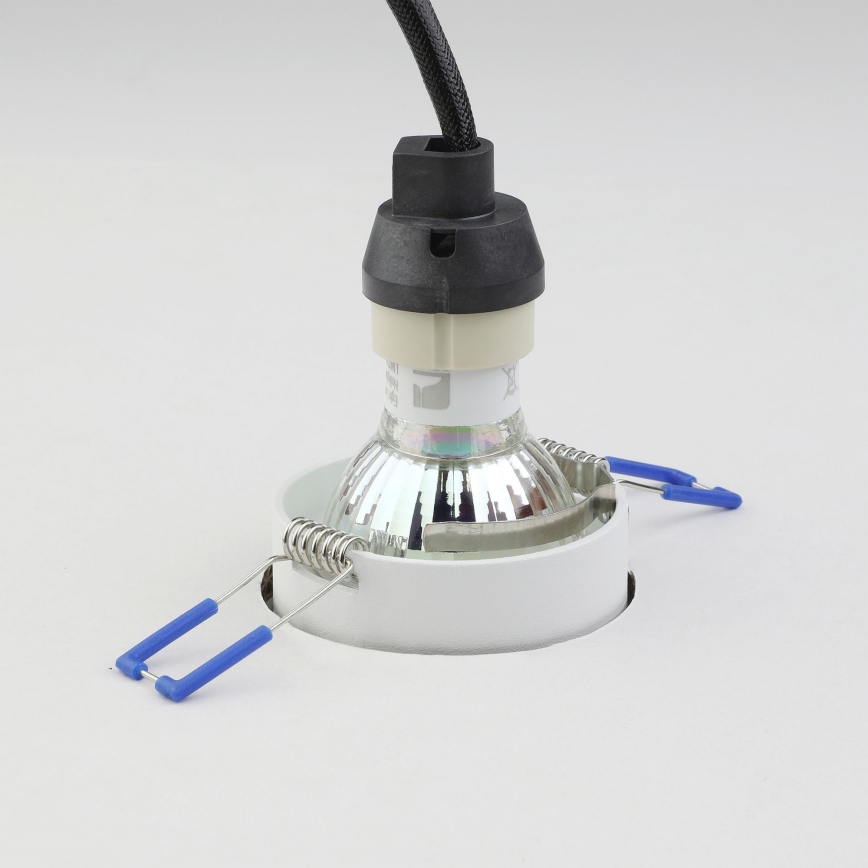 Eglo - Χωνευτό φωτιστικό 1xGU10/35W/230V λευκό