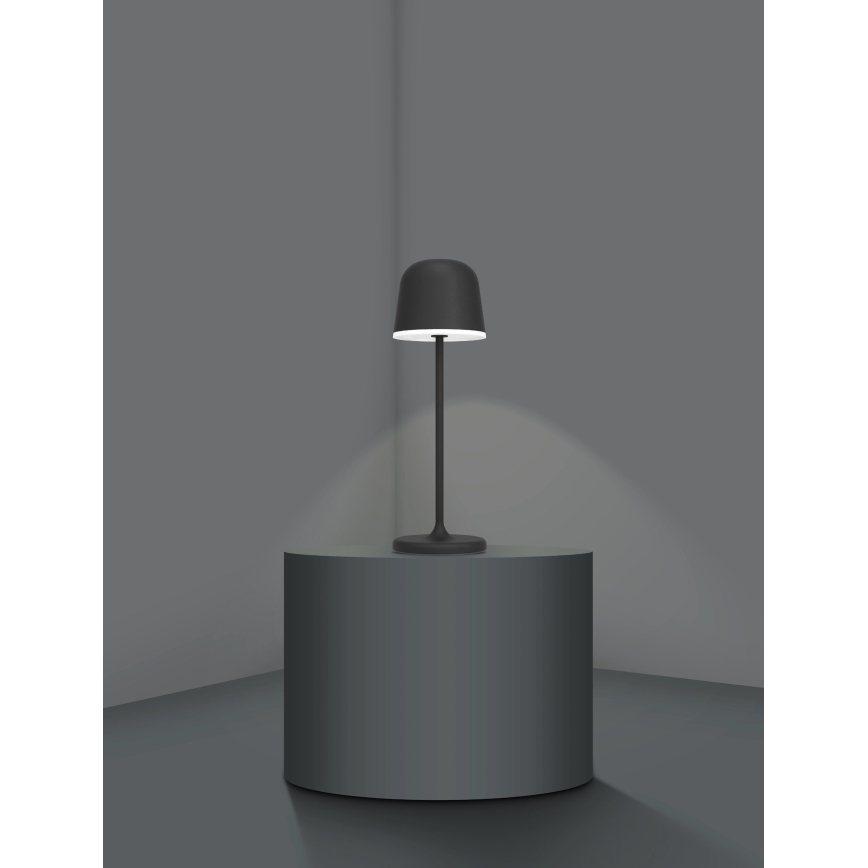 Eglo - LED Dimmable επαναφορτιζόμενο φωτιστικό εξωτερικού χώρου LED/2,2W/5V 1800 mAh μαύρο IP54