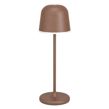 Eglo - LED Dimmable φωτιστικό εξωτερικού χώρου επαναφορτιζόμενο LED/2,2W/5V 1800mAh καφέ IP54