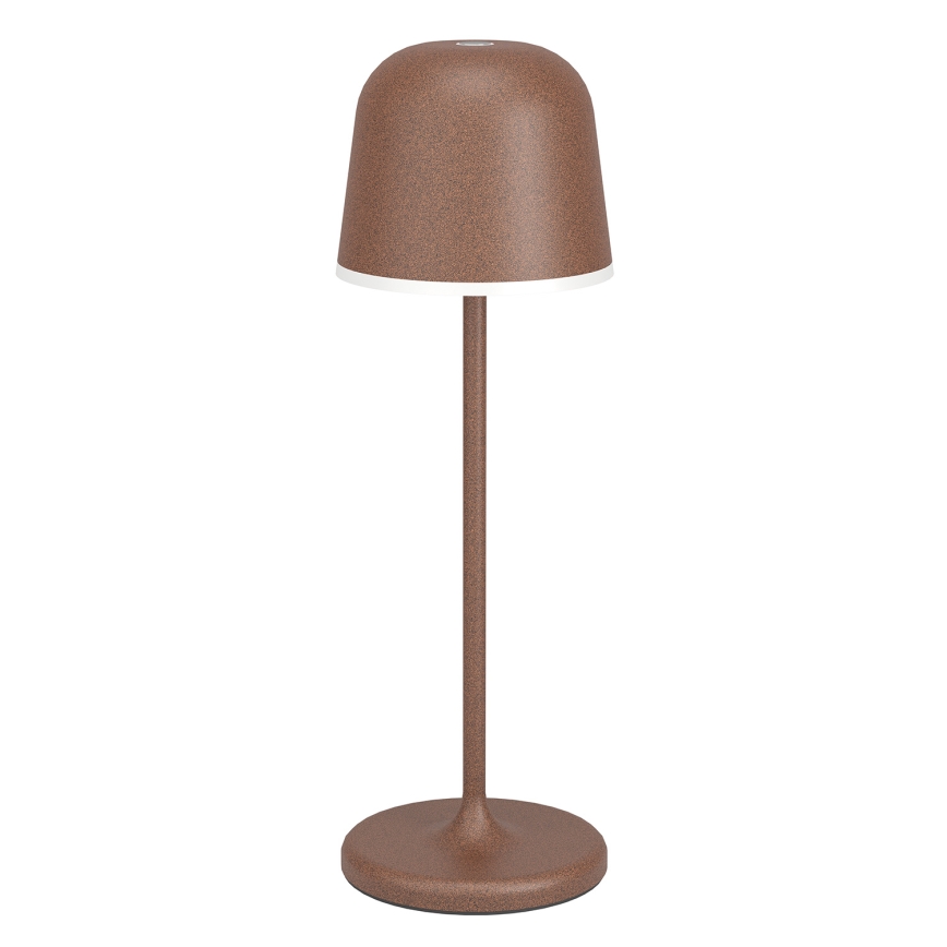 Eglo - LED Dimmable φωτιστικό εξωτερικού χώρου επαναφορτιζόμενο LED/2,2W/5V 1800mAh καφέ IP54