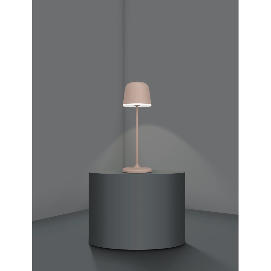 Eglo - LED Dimmable φωτιστικό εξωτερικού χώρου επαναφορτιζόμενο LED/2,2W/5V 1800mAh καφέ IP54