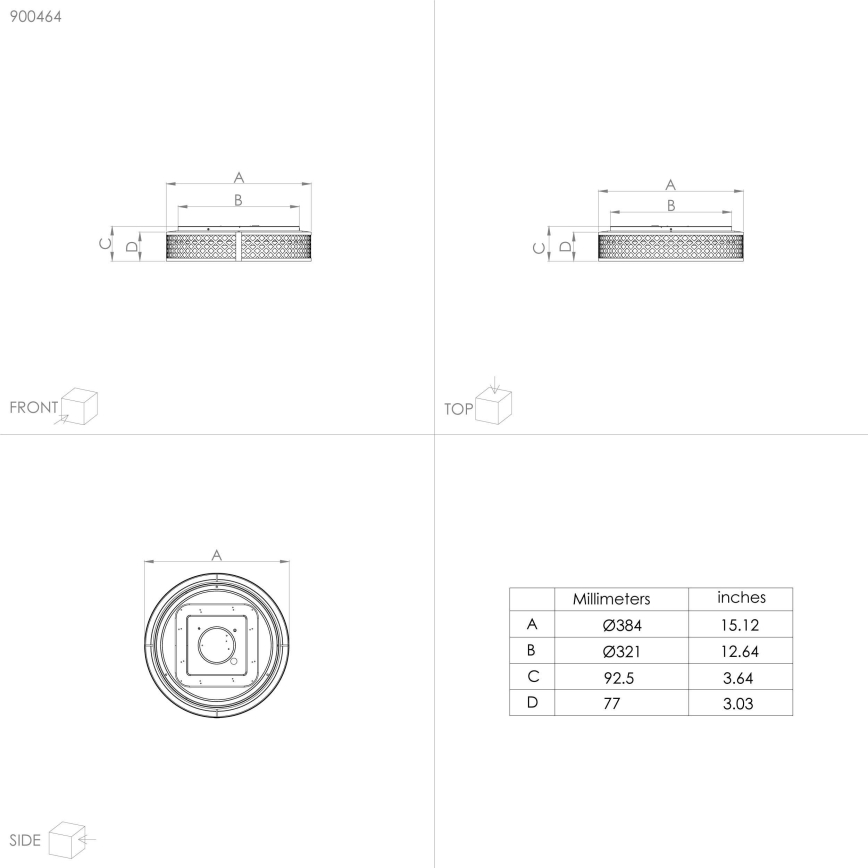 Eglo - Φωτιστικό οροφής LED LED/24W/230V