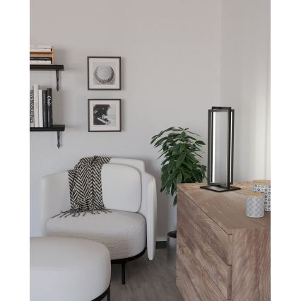 Eglo - Επιτραπέζιο φωτιστικό LED Dimmable LED/15,5W/230V + τηλεχειριστήριο