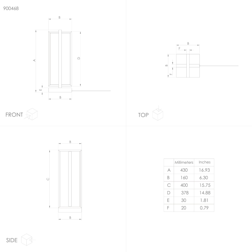 Eglo - Επιτραπέζιο φωτιστικό LED Dimmable LED/15,5W/230V + τηλεχειριστήριο