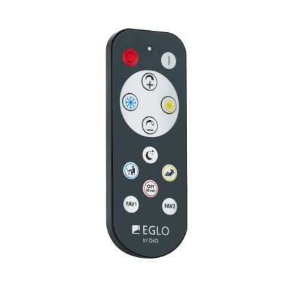 Eglo - Φωτιστικό δαπέδου LED Dimmable LED/34W/230V 3000-6500K + τηλεχειριστήριο