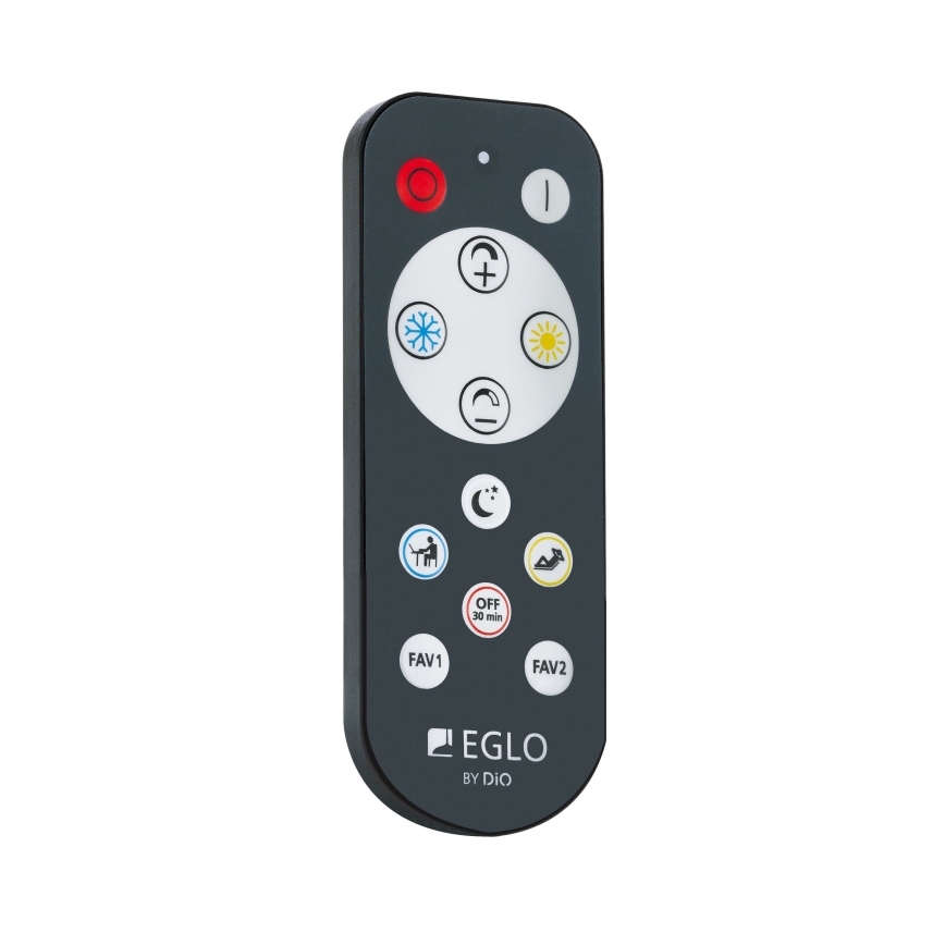 Eglo - Φωτιστικό δαπέδου LED Dimmable LED/34W/230V 3000-6500K + τηλεχειριστήριο