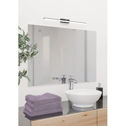 Eglo - Φωτισμός LED καθρέφτη μπάνιου LED/5W/230V IP44 μαύρο