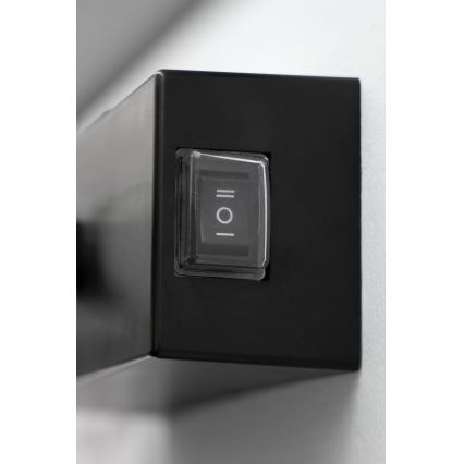 Eglo - Φωτισμός LED καθρέφτη μπάνιου LED/5W/230V IP44 μαύρο