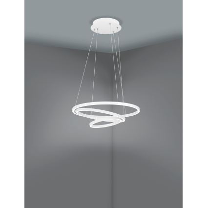 Eglo - Ρυθμιζόμενο LED φωτιστικό οροφής με καλώδιο LED/43,2W/230V λευκό