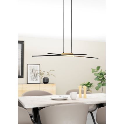 Eglo - Led Dimmable κρεμαστό φωτιστικό οροφής  2xLED/13W/230V