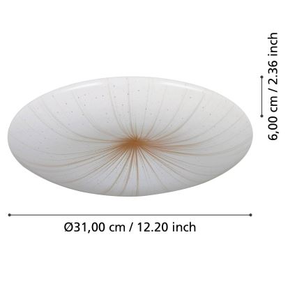 Eglo - Φωτιστικό οροφής LED LED/10W/230V