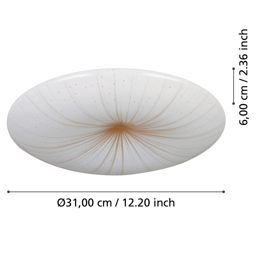 Eglo - Φωτιστικό οροφής LED LED/10W/230V