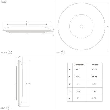 Eglo - LED Οροφωτιστικό LED/30,8W/230V