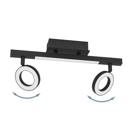 Eglo - LED Σποτ φωτιστικό 2xLED/3,2W/230V + LED/3,3W