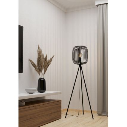 Eglo - Επιδαπέδιο φωτιστικό 1xE27/40W/230V μαύρο