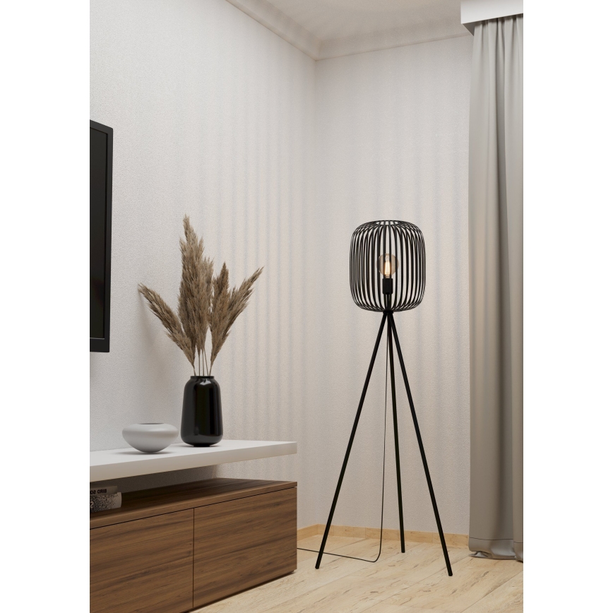 Eglo - Επιδαπέδιο φωτιστικό 1xE27/40W/230V μαύρο