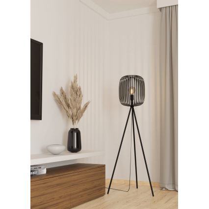 Eglo - Επιδαπέδιο φωτιστικό 1xE27/40W/230V μαύρο