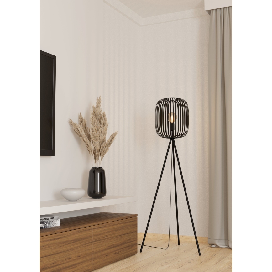 Eglo - Επιδαπέδιο φωτιστικό 1xE27/40W/230V μαύρο