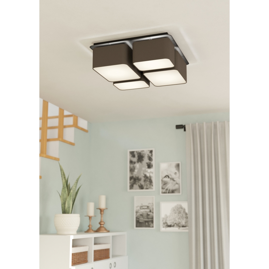 Eglo - Φωτιστικό οροφής 4xE27/28W/230V