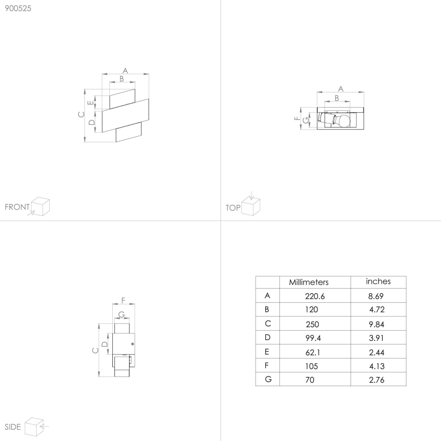 Eglo - Επιτοίχιο φωτιστικό 1xE27/40W/230V λευκό