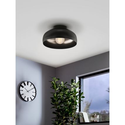 Eglo - Οροφής φωτιστικό 1xE27/40W/230V μαύρο