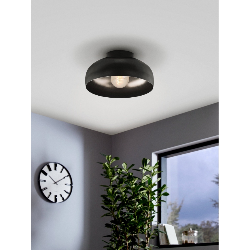 Eglo - Οροφής φωτιστικό 1xE27/40W/230V μαύρο