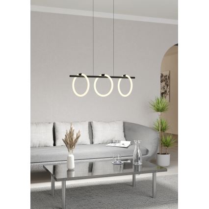 Eglo - LED Πολύφωτο με καλώδιο 3xLED/9W/230V