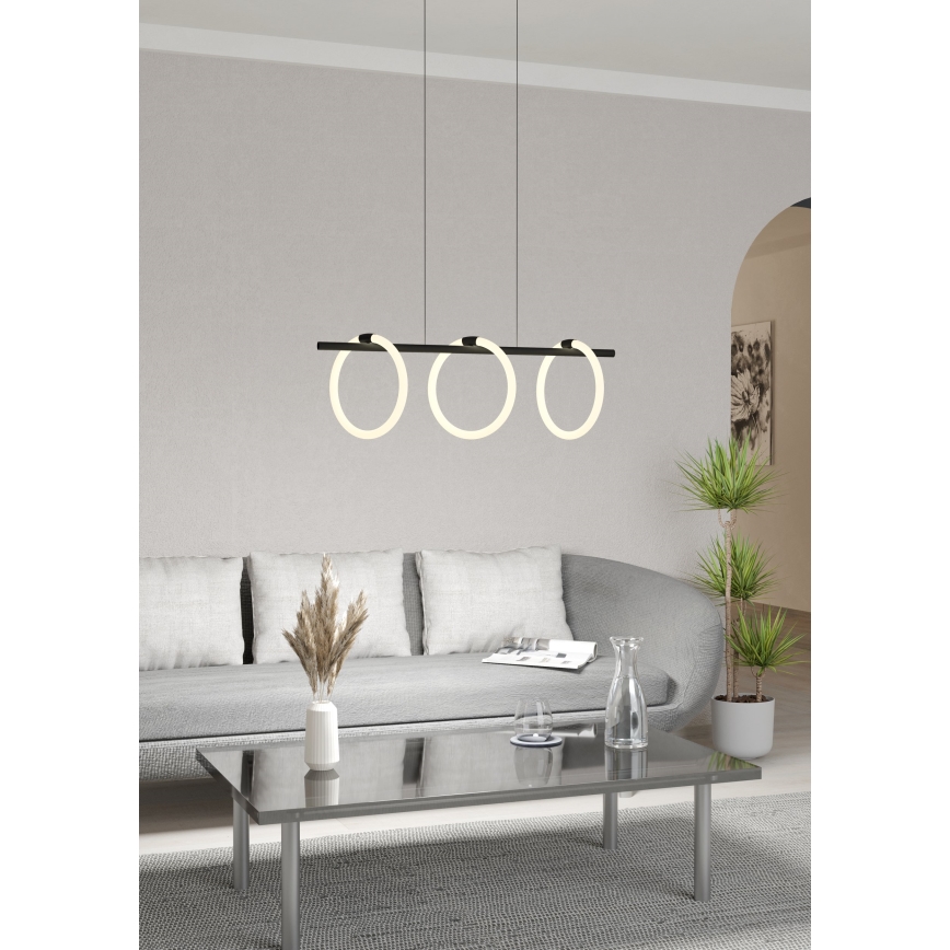 Eglo - LED Πολύφωτο με καλώδιο 3xLED/9W/230V